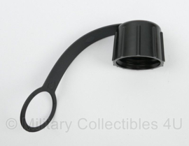 FM50 Canteen cap with drink adapter veldfles dop ZWART met FM50 gasmasker drinkslang aansluiting Veldflesdopsamenstel   - nieuw - origineel