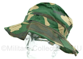 Korps Mariniers boonie bush hat - Hassing BV - Woodland forest camo - maat 57 cm  - origineel