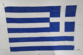 Defensie gloriedoek Griekenland Griekse vlag met Nederlands NSN - fabrikant Shipmate - 150 x 225 cm - origineel