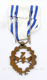 Belgische 3e Regiment medaille - afmeting 8,5 x 4 cm - origineel
