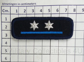 Belgische Federale Politie rangembleem Eerste Inspecteur - 7,5 x 3 cm - origineel