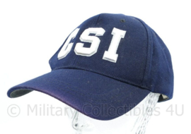 CSI baseball cap donkerblauw - merk Justicewear - gedragen - origineel