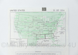 United States Flight Information IFR Enroute Low Altitude Map L17 L18 Patterson New Orleans 2004 - 25 x 13 cm - origineel
