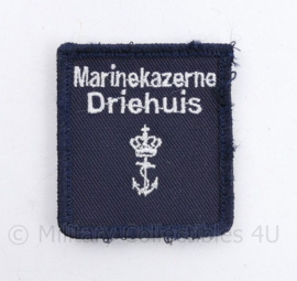 Koninklijke Marine borstembleem Marine Kazerne Driehuis - met klittenband - 5 x 5 cm - origineel