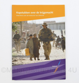 Defensie handboek 'Kopstukken over de krijgsmacht' -24 x 17 x 0,5 cm - 0rigineel