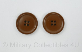 WO2 Britse of Amerikaanse knopen paar - diameter 29 mm -  origineel