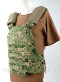 Defensie NFP camo vest A Voss Universeel MOLLE met draagbandenstel vest A set Voss - nieuw - origineel