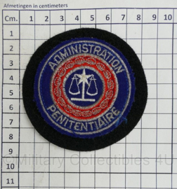 Belgische Administration Penitentiaire embleem - 8,5 cm diameter - origineel