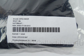 KMAR Marechaussee  nieuwste model broek - OPS KMAR - nieuw in verpakking - maat LL = Large Long - origineel