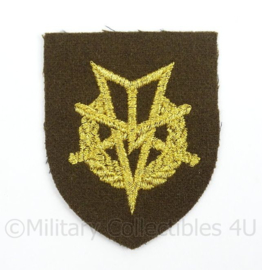 KL Landmacht vaardigheids borst embleem MLV Militaire Lichamelijke Vaardigheden - afmeting 5,5 x 7 cm - origineel