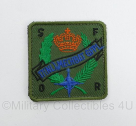 Defensie 1(NL)MECHBAT GFPI borstembleem - met klittenband - 5 x 5 cm - origineel