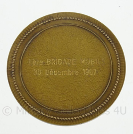 Franse politie coin "1e Brigade Mobile 30 Decembre 1907 Brigades du Tigre" - in doosje - origineel