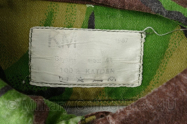 Korps Mariniers uniform shirt DPM camo 1987 met straatnaam - 1e model - maat 41 halsomtrek - gedragen - origineel