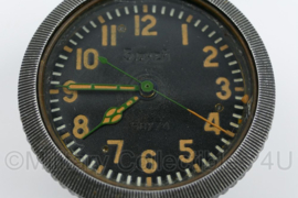 Russische USSR  luchtmacht cockpit uurwerk - voor in vliegtuig cockpit - diameter 6 cm - origineel