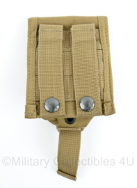 Defensie of US Army Coyote MOLLE handgranaat handgrenade pouch - merk Warrior Assault Systems - 11 x 9,5 x 5 cm - origineel