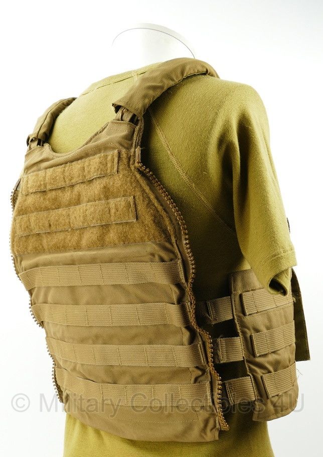 Velocity Systems SC10 Tactical Vest Coyote - SCARAB LE Front - SCARAB LT Back - CBN3 - Front Flap - maat Large - licht gebruikt - origineel