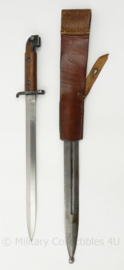 Zweedse M1914 bajonet met koppel houder en schede set - 46 cm lang - origineel