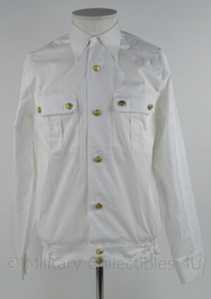 Marine uniform jas met gouden knopen - wit - maat 38 lang - origineel