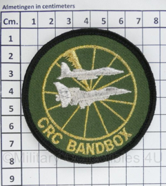 CRC Bandbox Nato Control and Reporting Centre Nieuw Millingen embleem - klittenband - diameter 8 cm - origineel