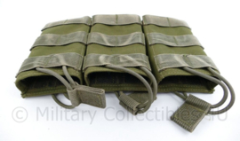 Defensie Korps Mariniers en US Army Eagle Industries MOLLE Triple magazin pouch - 23,5 x 3 x 13,5 cm - origineel