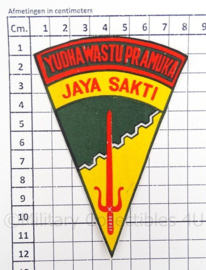 Indonesisch embleem - "yudha wastu pramuka Jaya Sakti - origineel