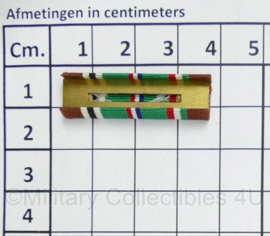 WO2 US Army European African Campaign medal bar voor op een mounting plate - 3,5 x 1 cm - origineel