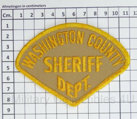 Amerikaanse Politie embleem American Washington County Sheriff Dept. patch -11 x 8 cm - origineel