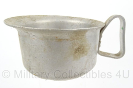 Antieke aluminium ketel van het Belgische leger  -  inhoud 3 liter  -  1951  -  origineel