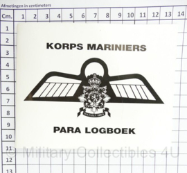 Korps Mariniers Para logboek - origineel