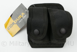 DuPont Cordura double pouch voor zaklampen en speciale licht uitrusting - 14 x 12 x 4 cm - nieuwstaat - origineel