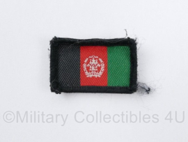 Britse leger Afghanistan vlag mouwembleem - met klittenband - 4 x 2,5 cm - origineel