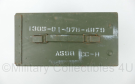 US Army cal.50 Blank M1A1 munitiekist voor 100 Cartridges .50 - 30 x 15,5 x 18 cm - origineel