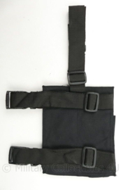 Politie zwarte dropleg double mag pouch - 22 x 17½ x 4 cm - origineel