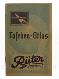 WO2 Duitse Rüter Taschen-Atlas - origineel