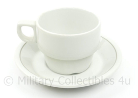 Defensie Leergangen kopje en schotel set - origineel