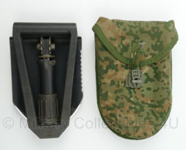 Defensie Opbouwtas Schep Pionier MOLLE NFP Multitone met Gerber schop pionier klapschep - gebruikt - origineel