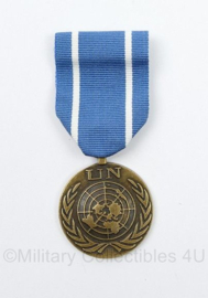 UNTSO Herinneringsmedaille UNTSO Midden Oosten In The Service of Peace medal in doosje - 8,5 x 3,5 cm - origineel