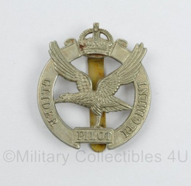 WO2 Britse Glider Pilot Regiment cap badge - Kings Crown - 4,5 x 4 cm - origineel