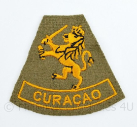 KNIL Nederlandse leger  embleem Mouwleeuw CURACAO