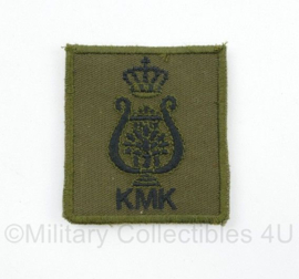 Defensie KMK Koninklijke Militaire Kapel borstembleem - met klittenband - 5 x 5 cm - origineel