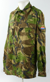 KL Nederlandse leger woodland ZOMER uniform basis jas - meerdere maten - gedragen - origineel