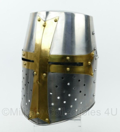 Tempeliers helm metaal - replica