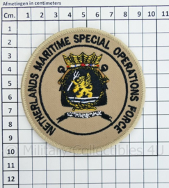 NLMARSOF Netherlands Maritime Special Operations Force embleem - met klittenband - diameter 9 cm