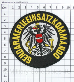 Oostenrijkse Gendarmerie Einsatzkommando embleem - diameter 9,5 cm - origineel