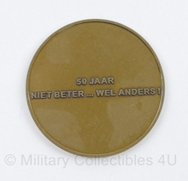 Coin Regiment Limburgse Jagers 1950-2000 - 50 jaar  - diameter 4  cm - origineel