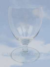 Koninklijke Marine Commandanten servies Glas zeldzaam - 7 x 12,5 cm - origineel
