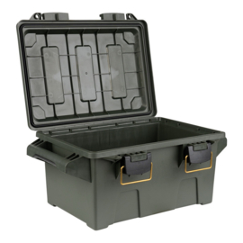Plastic Munitie/utility box compact - 46,7 x 30,8 x 21 - Groen of Dark Earth