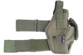 Beenholster 9mm - groen