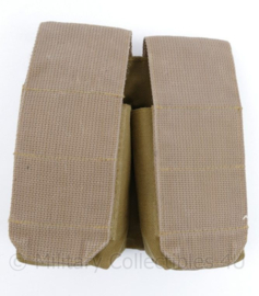 Defensie Molle coyote double magazin pouch M4 C7 C8 - merk TOP Tactical Products Texas - 17,5 x 7 x 19 cm - nieuwstaat - origineel