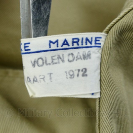 Korps Mariniers tropen shirt Khaki met korte mouw - rang Korporaal - maat 40- originele